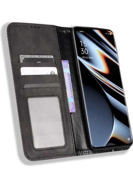 Oppo Bulmak Için Kılıf X5 Pro Cüzdan Manyetik Kapatma Pu Deri (Yurt Dışından)