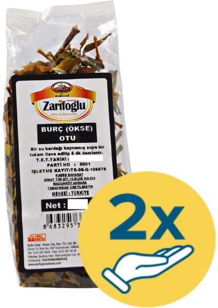 Burç ( Ökse Otu ) Bitkisi Şifalı Bitkiler 2 x 80 gr