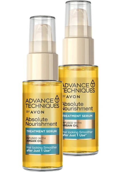 Advance Techniques Argan Yağı Içeren Besleyici Saç Serumu 30 Ml. Ikili Set