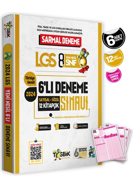 Karakutu Yayınları 2024 8. Sınıf LGS - İOKBS Bursluluk Altın Paket Soru Bankası ve Deneme Seti