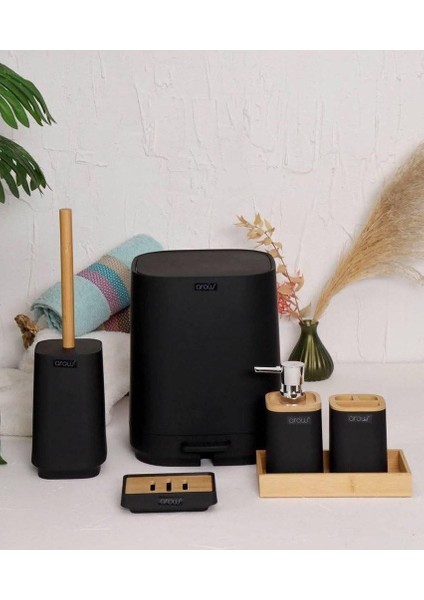 Akrilik 6 Prç Banyo Seti