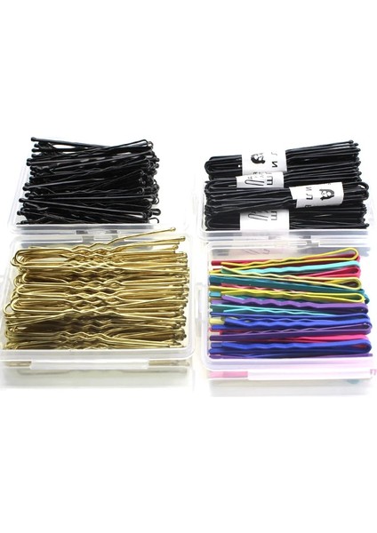 Siyah Kutusu Renkli Dalga U-Şekilli Bobby Barrette Saç Klipleri Kızlar Için Kadınlar Saç Diy Takı Yapımı Tokalar Aksesuarları (Yurt Dışından) fırsatları