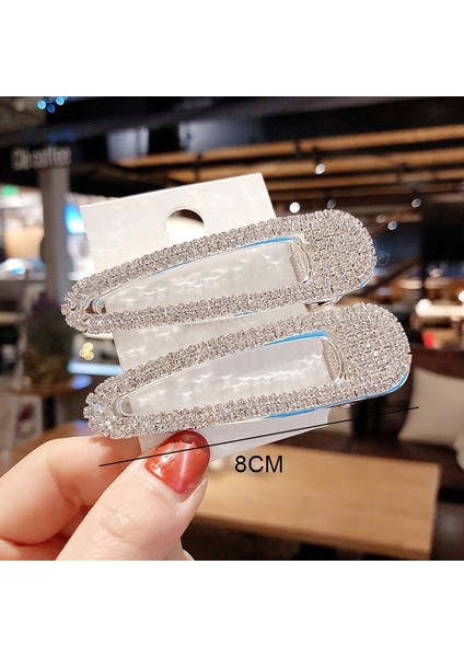 Gümüş Üçgen Uzun Taklidi Saç Tokası Kız Yapış Saç Tokası Sopa Saç Tokası Saç Şekillendirici Aksesuarları Kadınlar Kız Yeni Moda Kadınlar Için F5651 (Yurt Dışından)