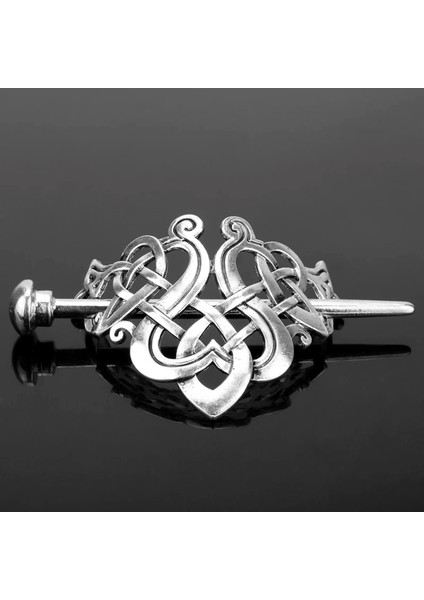 Içinde Iskandinav Viking Saç Çubukları Runes Ejderha Firkete Düğüm Muska Haeds Saç Klipleri Düğün Takı Için Sopa Slayt Aksesuarları (Yurt Dışından)