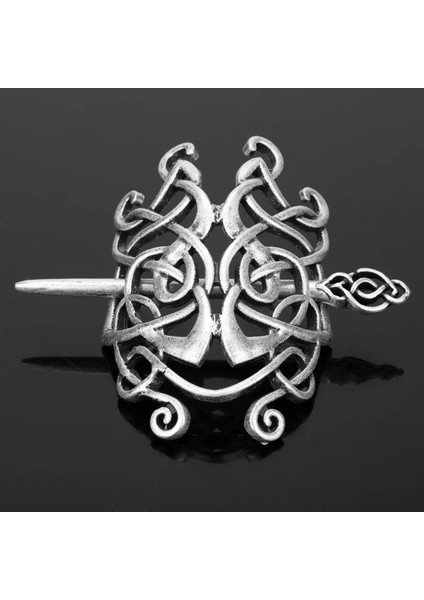 Içinde Iskandinav Viking Saç Çubukları Runes Ejderha Firkete Düğüm Muska Haeds Saç Klipleri Düğün Takı Için Sopa Slayt Aksesuarları (Yurt Dışından)