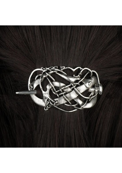 No.7 Boyutu Vintage Headdress Saç Çubukları Viking Tokalar Saç Büyük Celtics Düğüm Disk Saç Şekillendirici Saç Tokası Iskandinav Mitolojisi Saç Sopa (Yurt Dışından)