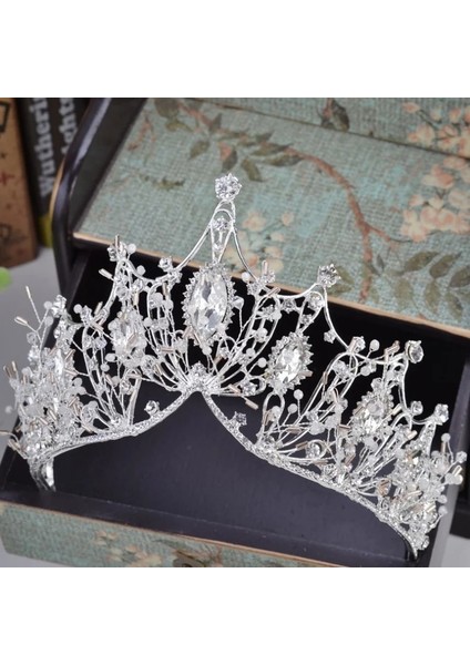 Siyah Kmvexo Barok Gül Altın Siyah Kristal Gelin Tiara Rhinestone Diadem Pageant Taç Gelinler Için Kafa Düğün Saç Aksesuarları (Yurt Dışından) indirimleri