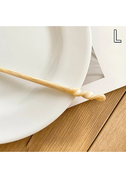 L Beden Asetat Saç Çubukları Moda Tarzı Tokalar Saç cl Vintage Chopstick Düğün Şapkalar Saç Takı Aksesuarları (Yurt Dışından)