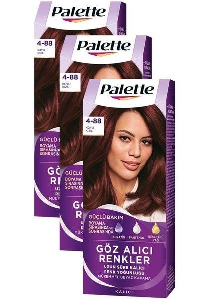 Icc 4-88 Koyu Kızıl 50ml X3