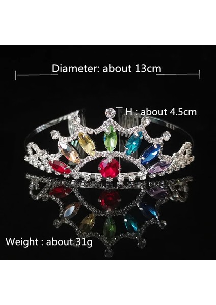 HG508 Altın Mavi Düğün Taç Gelin Şapkalar Prenses Kız Kadın Rhinestones Kristal Tiaras Altın Gelin Parti Taçlar Düğün Saç Aksesuarları (Yurt Dışından) fırsatları