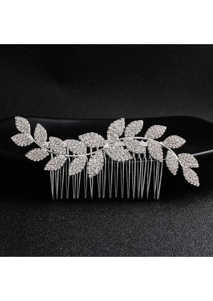Gümüş HSJ4272S Efily Gelin Düğün Saç Aksesuarları Kadınlar Için Kristal Gümüş Renk Saç Tarakları Gelin Başlığı Parti Takı Nedime Hediyesi (Yurt Dışından) indirimleri