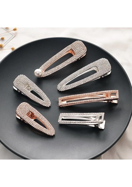 8cm Altın Damla Kore Tam Kristal Tokalar Moda Dikdörtgen Geometrik Inci Saç Tokalarım Kadınlar Için Kız Saç Aksesuarları Saç Klipleri Toka (Yurt Dışından) fırsatları