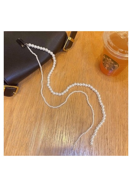 Iki Zincir El Yapımı Simüle Inci Uzun Püskül Örgülü Uzatma Saç Zinciri Saç Klipleri Saç Takı Düğün Saç Aksesuarları Şapkalar (Yurt Dışından)