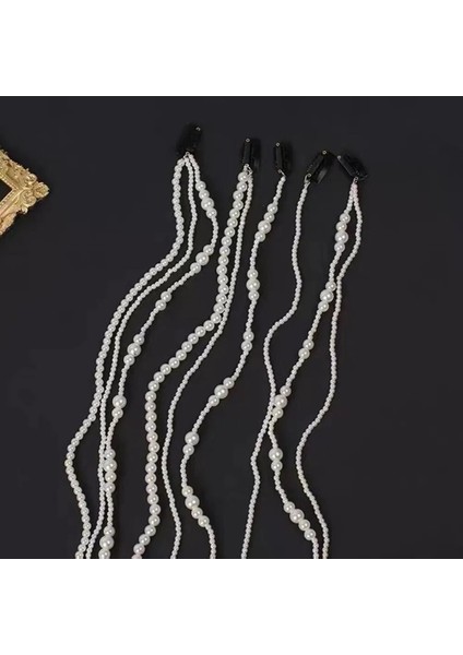 Iki Zincir El Yapımı Simüle Inci Uzun Püskül Örgülü Uzatma Saç Zinciri Saç Klipleri Saç Takı Düğün Saç Aksesuarları Şapkalar (Yurt Dışından) fırsatları