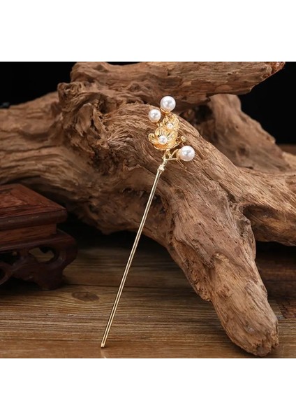 No.2 Boyutu Fashioese Tarzı Saç Sopaları Vintage Asetat Akçaağaç Yaprağı Chopstick Kadın Tokalar Saç cl Saç Takı Aksesuarları (Yurt Dışından)