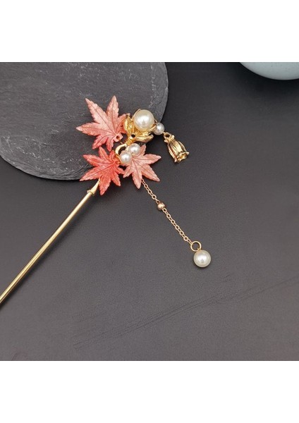 No.2 Boyutu Fashioese Tarzı Saç Sopaları Vintage Asetat Akçaağaç Yaprağı Chopstick Kadın Tokalar Saç cl Saç Takı Aksesuarları (Yurt Dışından) indirimleri