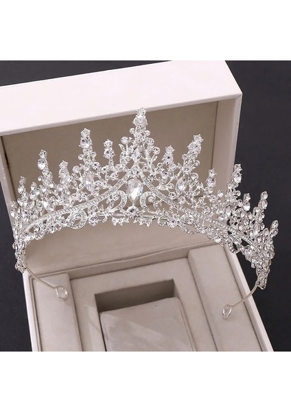 NO.48283.04 Beden Getnoıvas Gelin Headdress Lüks Kristal Rhinestone Taç Tiaras Kafa Kadınlar Düğün Saç Takı Headpeice Saç Aksesuarı Sl (Yurt Dışından) fiyatları