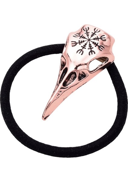 Halat Zinciri Viking Takı Gotik Metal Kuzgun Kafatası Hairband Pony Kuyruk Tutucu Elastik Saç Halat Kravat Kadın Aksesuarları Için Şapkalar (Yurt Dışından) fırsatları