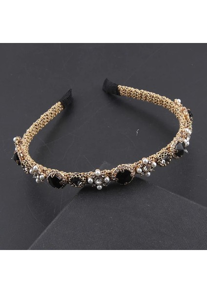 No.1 Boyutu Yeni Moda Küçük Renk Rhinestone Inci Parçacık Kafa Altın Iplik Sarılmış Kişilik Bayanlar Eğlence HEDIYEHAIRACCESSORIES804 (Yurt Dışından)