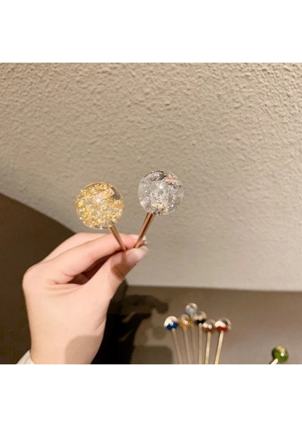 I Kadınlar Kız Y Folyo Yıldızlı Gökyüzü Topu Japonya Saç Çubukları El Yapımı Barrette Tokalar Saç Aksesuarları Takı Hediye (Yurt Dışından) fırsatları