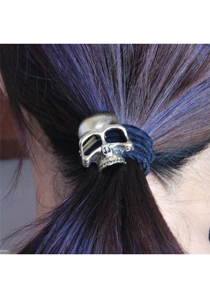 Altın Lnrrabc Retro Metal Punk Gotik Saç Bantları Kafatası Saç Tokası Takı Hediye Elastik Saç Bantları Accessoire Cheveux Saç Aksesuarları (Yurt Dışından) indirimleri