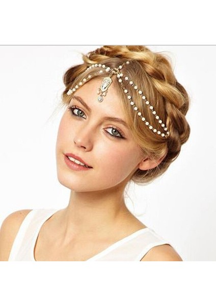 2 Altın Yaprak Bohemian Etnik Altın Başlığı Kafa Püskül Yaprak Kelebek Boncuk El Yapımı Kafa Zinciri Alın Saç Bandı Hindistan Takı Hediye (Yurt Dışından) indirimleri