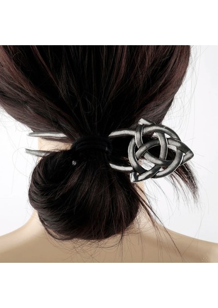 Platin Kaplama Kadın Tokalar Takı Viking Saç Celtics Knots Crown Vintage Stil Iskandinav Mitolojisi Saç Klipleri Saç Sopa Saç Aksesuarları (Yurt Dışından) indirimleri