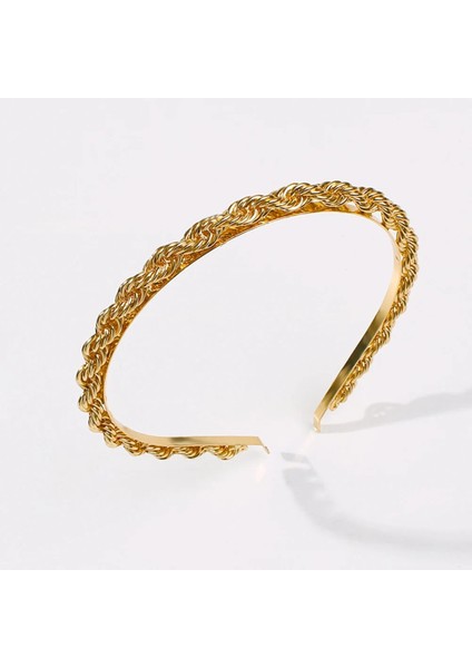 No.5 Boyutu Altın Zincirler Kadınlar Için Saç Bantları Punk Tarzı Metal Kafa Bandı Wrap Saç Hoop Fashio Saç Süsleme Altın Saç Aksesuarları (Yurt Dışından) modelleri