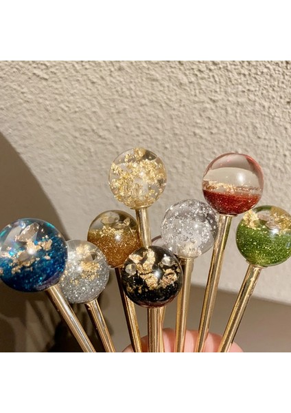 E Kadınlar Kız Y Folyo Yıldızlı Gökyüzü Topu Japonya Saç Çubukları El Yapımı Barrette Tokalar Saç Aksesuarları Takı Hediye (Yurt Dışından) fiyatları