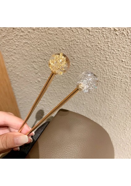 E Kadınlar Kız Y Folyo Yıldızlı Gökyüzü Topu Japonya Saç Çubukları El Yapımı Barrette Tokalar Saç Aksesuarları Takı Hediye (Yurt Dışından) indirimleri