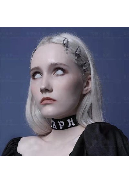 2 Adet Zincir Kızlar Için Ross Saç Saç Aksesuarları Saç Tokası Barrette Jant Kafa Saç Pençe Saç Takı Hairgrips Punk Takı (Yurt Dışından)