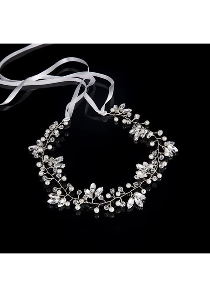 Stil 4 Yeni Varış Asil Kristal Rhinestone Gelin Başlıkları Saten Kurdele Düğün Saç Aksesuarları Gelinler Için Tiaras Taçlar Bantlar (Yurt Dışından)