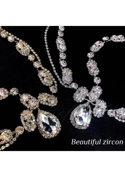 Gümüş Rengi Düğün Gelin Saç Zinciri ile Kristal Alın Headdress Kadın Ren Taşlı Gelin Düğün Saç Takı (Yurt Dışından) fırsatları