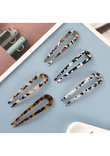 No.14 Boyutu Moda Asetat Saç Çubukları Kadınlar Için Kabuk Saç Tokası Saç U Şekli Kız Tokalar Saç Topuz Makinesi Düğün Saç Aksesuarları (Yurt Dışından) fırsatları