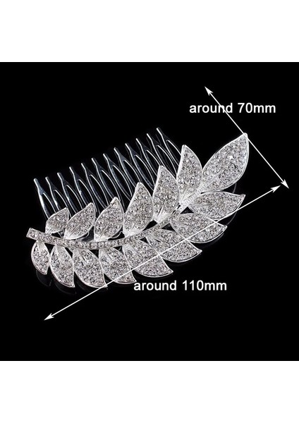 Altın Yaprak Tarak Gül Altın Pembe Bitki Gelin Başlığı Yaprak Çiçek Kristal Inci Düğün Saç Inci Kadınlar Için Taraklar Gelin Headdress Aksesuarları (Yurt Dışından) fırsatları