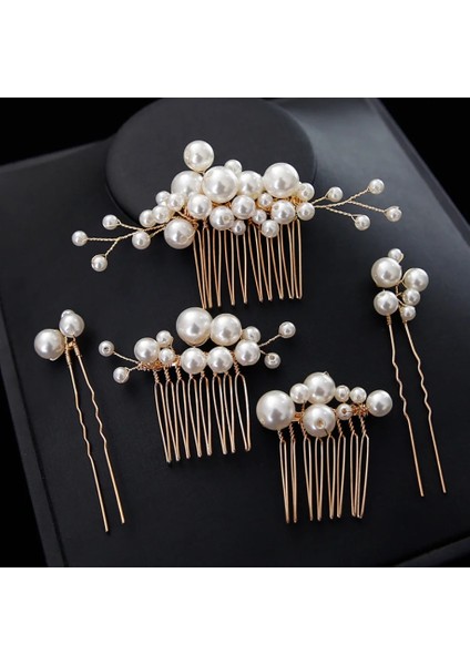 Küçük Tarak 2.5cm Altın Rengi Inci Düğün Saç Tarakları Saç Aksesuarları Gelin Çiçeği Için U Tokalar Başlığı Kadın Gelin Saç Süsler Takı (Yurt Dışından) modelleri