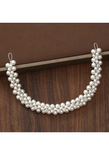 Antik Bronz Kaplama Gelin Saç Bantları Düğün Saç Aksesuarları Tiara Rhinestone Inci Kafa Bandı Kadın Saç Takı Gelin Saç Bantları El Yapımı Aksesuarlar (Yurt Dışından) fırsatları