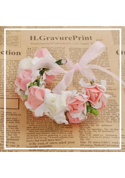 SU0892 Bilezik cc Düğün Kafa Bandı Çiçek Saç Bandı Saç Takı Charms Nişan Aksesuarları Gelin Nedime Için 100% El Yapımı Şapkalar AT06 (Yurt Dışından)