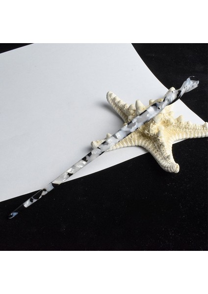 No.7 Boyutu Fashioese Tarzı Saç Sopaları Vintage Asetat Chopstick Kadın Saç Saç Klipleri Tokalar Düğün Saç Takı Aksesuarları (Yurt Dışından)