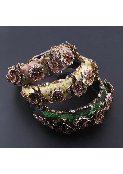 No.3 Boyutu El Yapımı Düğün Taç Sünger Saç Aksesuarları Gelin Tacı Lüks Vintage Güneş Inci Çiçek Saç Bantları Kristal HAIRBAND474 (Yurt Dışından) modelleri