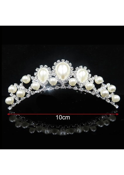No.16 Boyutu Kızlar Için Prenses Taç Parti Gelin Taç Tiara Diadem Kristal Çiçek Düğün Gelin Saç Aksesuarları Kafa Takı Hediyeler (Yurt Dışından)