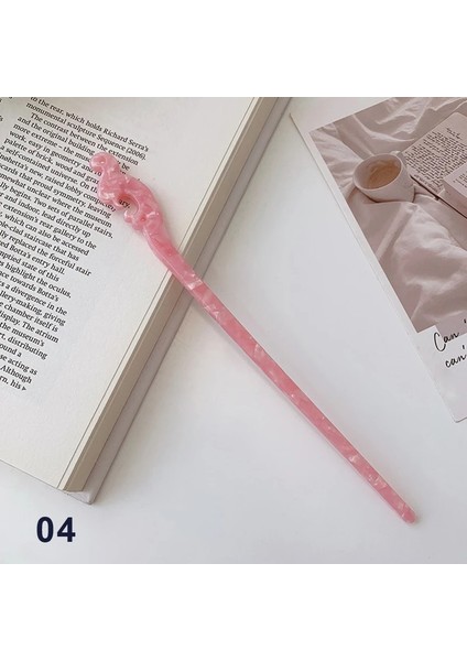 No.4 Boyutu Sıcak Satış Çin Tarzı Saç Çubukları Vintage Asetat Chopstick Kadın Tokalar Saç cl Düğün Saç Takı Aksesuarları (Yurt Dışından)