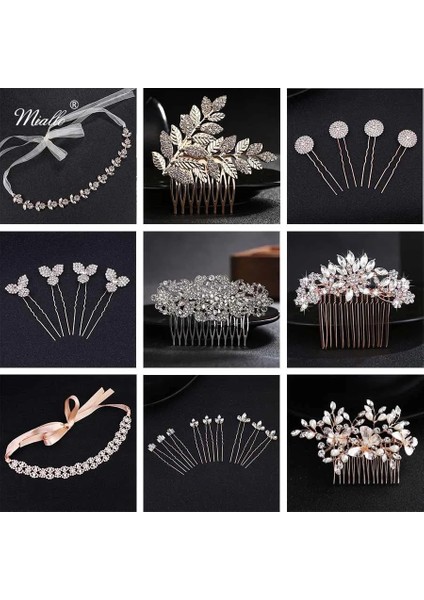 HS-J1473-GÜMÜŞ Miallo Moda Avusturyalı Kristal Düğün Saç ve Klipler Rhinestone Gelin Saç Aksesuarları Takı Kadınlar Için Başlıklar (Yurt Dışından) fırsatları