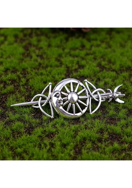 Mavi Çinko Kaplama Cadı Saç Tokası Gümüş Altın Ölüm Kafası Kafatası Kelebek Güve Hilal Kartal Gotik Saç Tokası Wiccan Pagan Saç Takı (Yurt Dışından) indirimleri