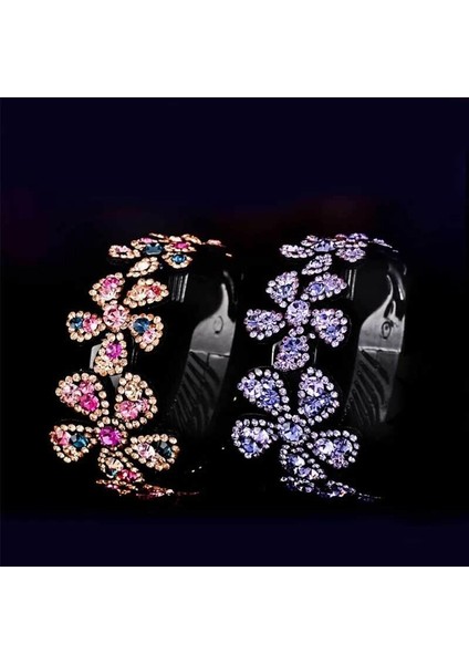 Rodyum Kaplama Kristal Taklidi Pençe At Kuyruğu Topuz Tutucu Saç Tarak Firkete Moda Kadınlar Kızlar Için Saç Parçaları Saç Tokası Headdress Takı (Yurt Dışından) modelleri