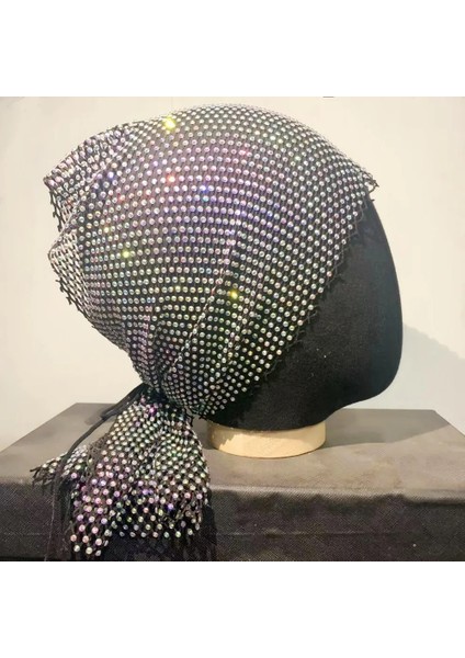 Siyah Sıcak Moda Rhinestone Başörtüsü Kafa Saç Aksesuarları Kadınlar Için Parti Bling Kristal Şapka Şapka Başlığı Saç Takı (Yurt Dışından) indirimleri
