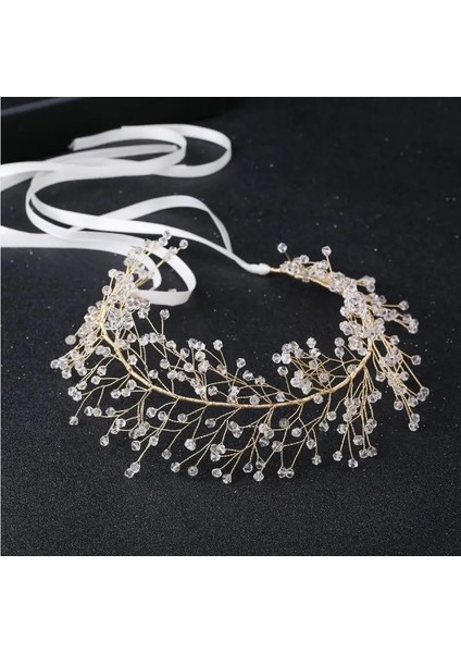 Stil 9 Yeni Varış Asil Kristal Rhinestone Gelin Başlıkları Saten Kurdele Düğün Saç Aksesuarları Gelinler Için Tiaras Taçlar Bantlar (Yurt Dışından)