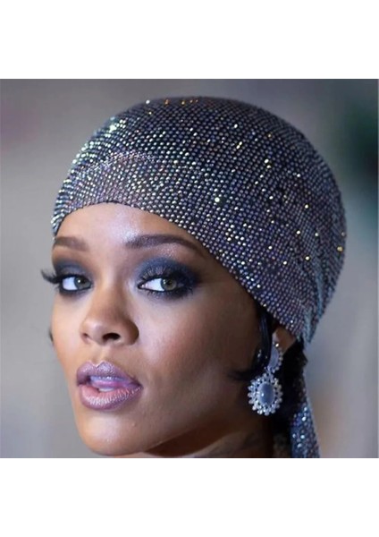 Sarı Sıcak Moda Rhinestone Başörtüsü Kafa Saç Aksesuarları Kadınlar Için Parti Bling Kristal Şapka Şapka Başlığı Saç Takı (Yurt Dışından) modelleri