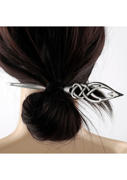Rodyum Kaplama Kadın Tokalar Takı Viking Saç Celtics Knots Crown Vintage Stil Iskandinav Mitolojisi Saç Klipleri Saç Sopa Saç Aksesuarları (Yurt Dışından) fırsatları