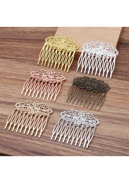 Kc Altın Kaplama 0320 2pcslot 55*60MM Metal Pirinç Telkari 10 Diş Saç Tarak Kadın Saç Takı Aksesuarları Parçaları Tokalar Headdress Takı Kaynağı (Yurt Dışından) fiyatları